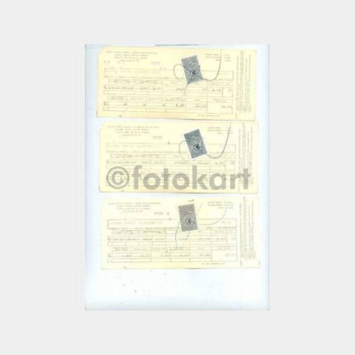 1973 Ankara EGO Elektrik Sarf Kartlı Faturalar