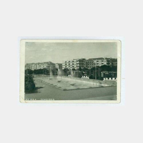 1935 Ankara Yenişehir Görünüş Kartpostal