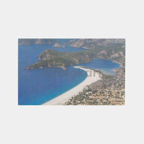 1985 Fethiye Motel Meri Ölüdeniz Görünüş Kartpostal