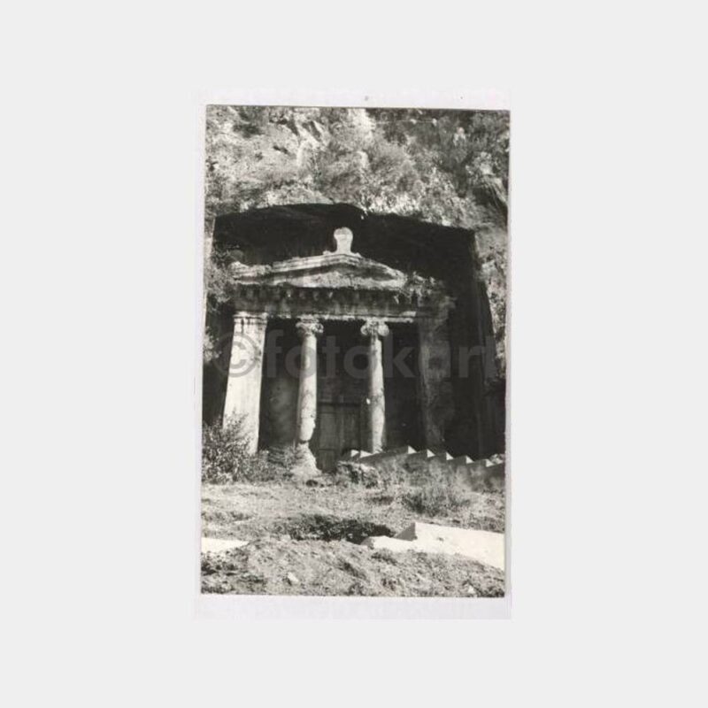 Fethiye Antik Kaya Mezarları Görünüş Fotoğraf