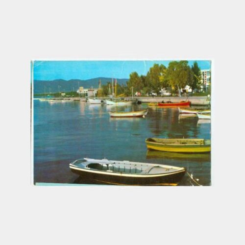 1970 Fethiye Limanı Görünüş Kartpostal