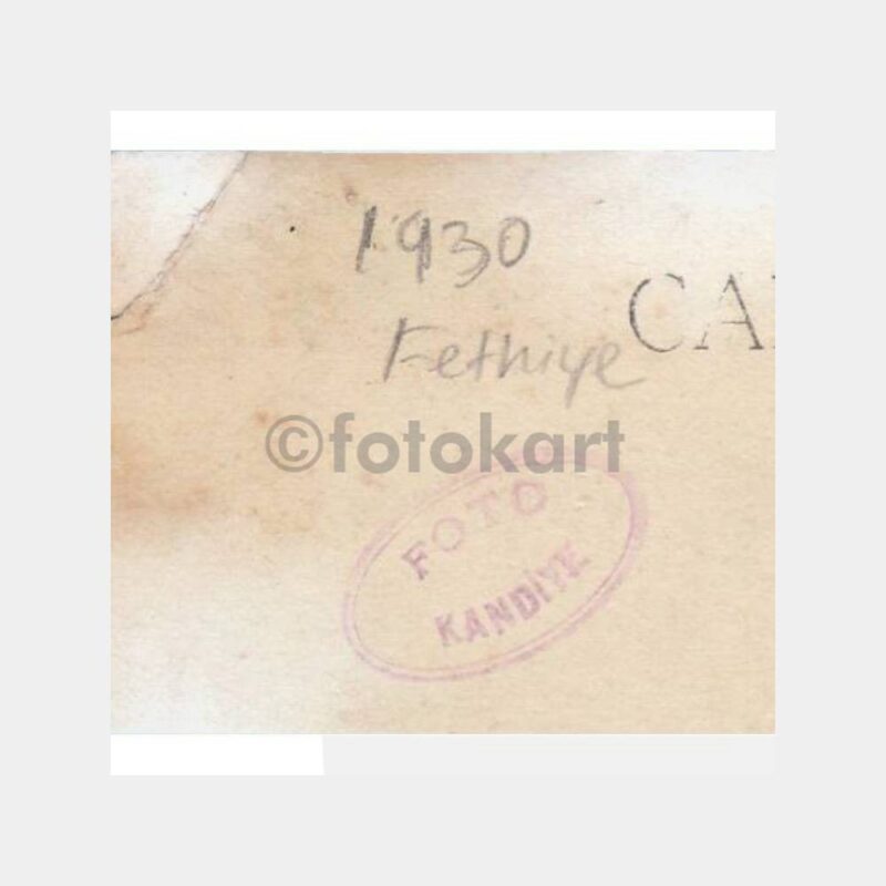 1930 Fethiye Cumhuriyet Tören Kutlama Foto Kandiye Fotoğraf - Görsel 3