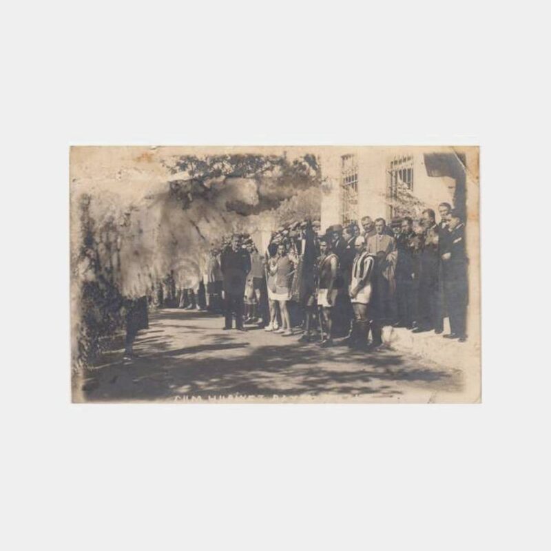 1930 Fethiye Cumhuriyet Tören Kutlama Foto Kandiye Fotoğraf
