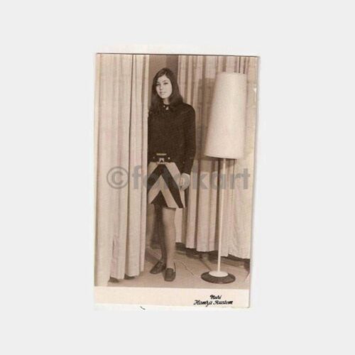 1970 İzmir Foto Hamza Rüstem Genç Kız Fotoğraf