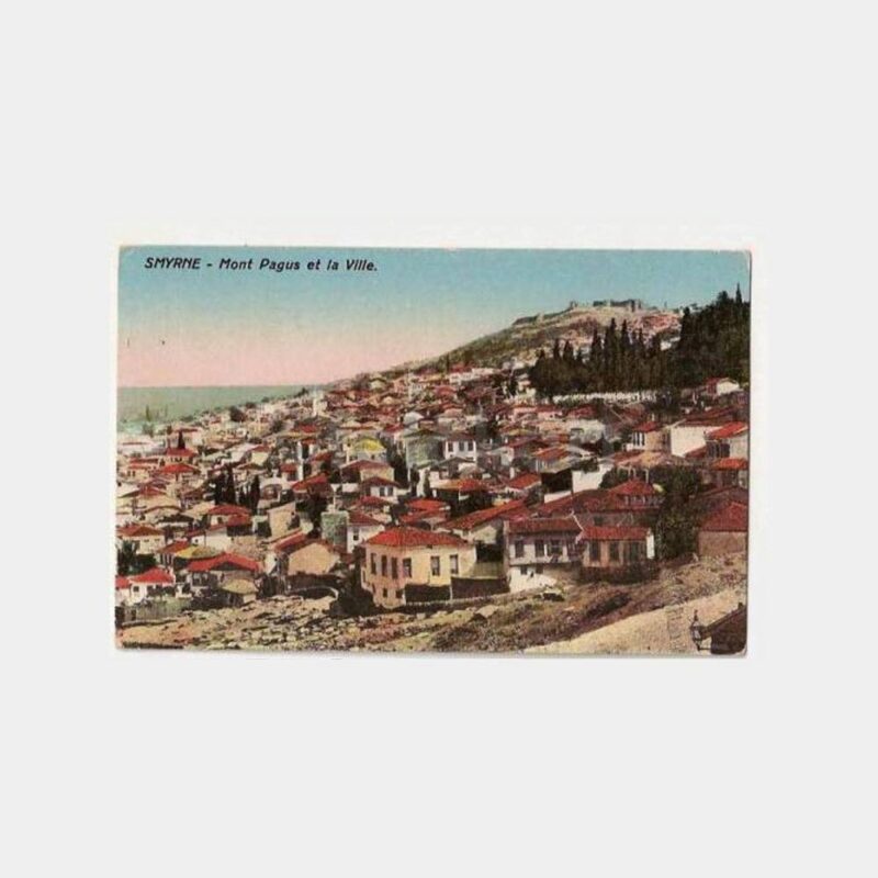 İzmir Kadifekale Mont Pagus Nadir Kartpostal