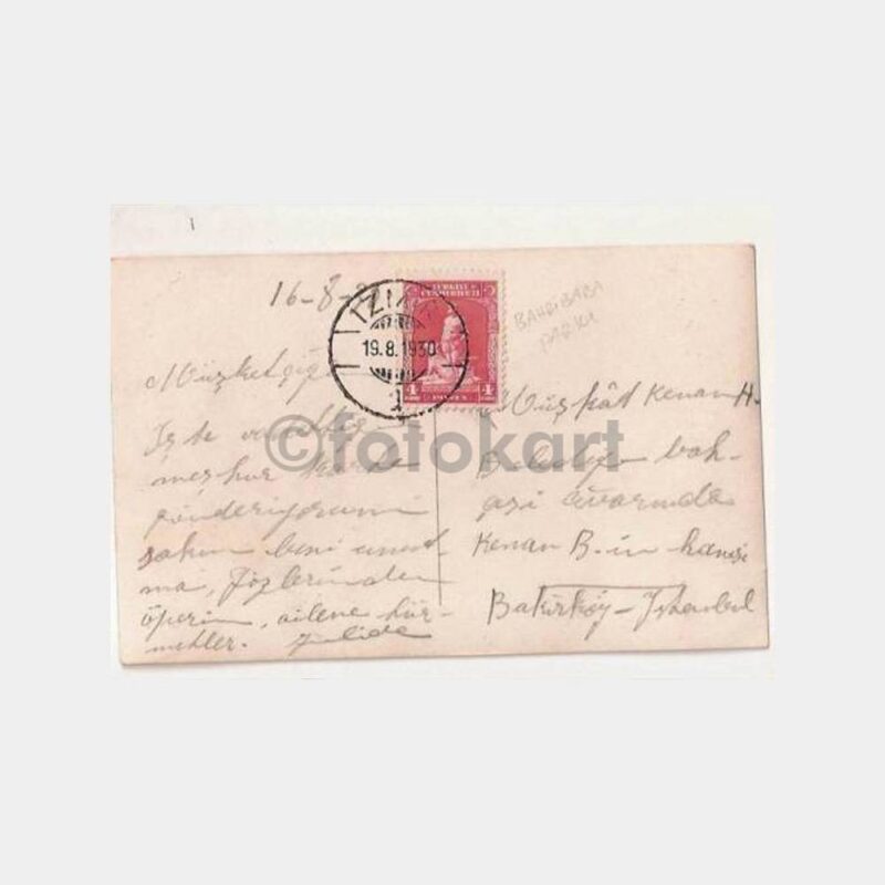 1930 İzmir Bahribaba Parkı Nadir Fotokart - Görsel 2
