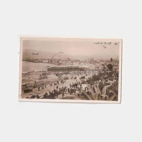 1930 İzmir Bahribaba Parkı Nadir Fotokart