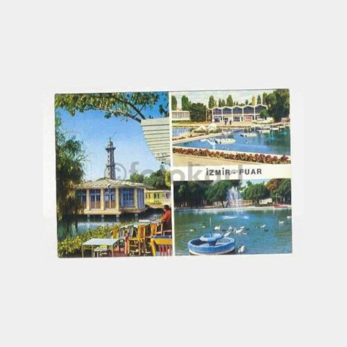 1968 İzmir Fuar 3 Görünüş Kartpostal