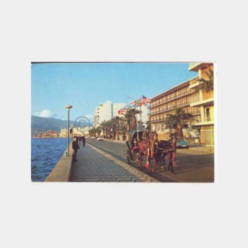 İzmir Kordon Boyu ve Nato Binası Kartpostal