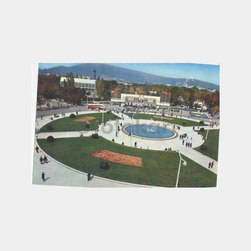 İzmir Fuarı Basmane Kapısı Görünüş Kartpostal