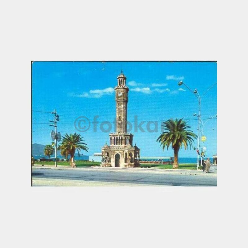 İzmir Konak Meydanı Saat Kulesi Kartpostal
