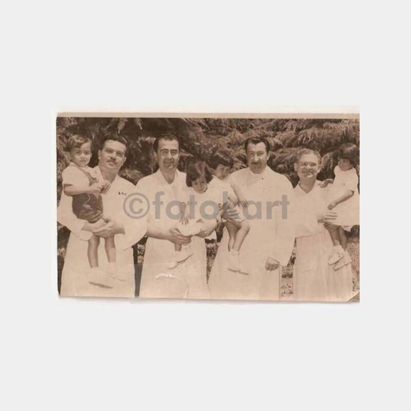 1954 İzmirli Dördüzler 4 Yaşında Fotoğraf