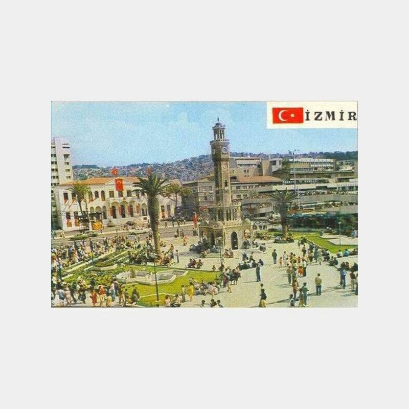 İzmir Konak Meydanı Kartpostal