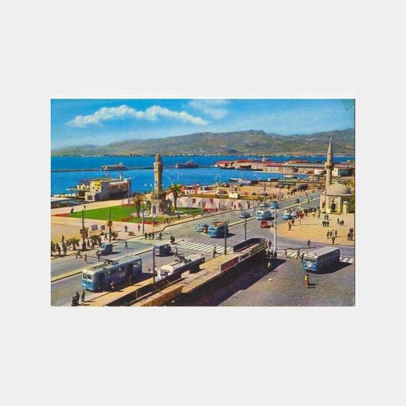 İzmir Konak Meydanı Kartpostal