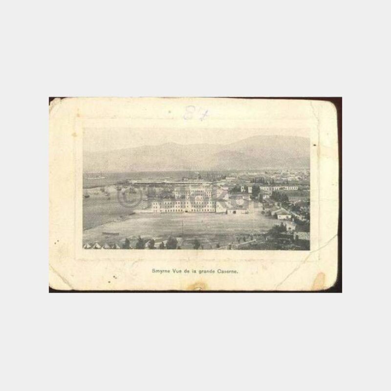 İzmir Büyük Kışla İlk Örnek Kartpostal