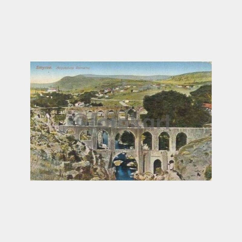 Symrne - İzmir Roma Kemerleri Nadir Kartpostal