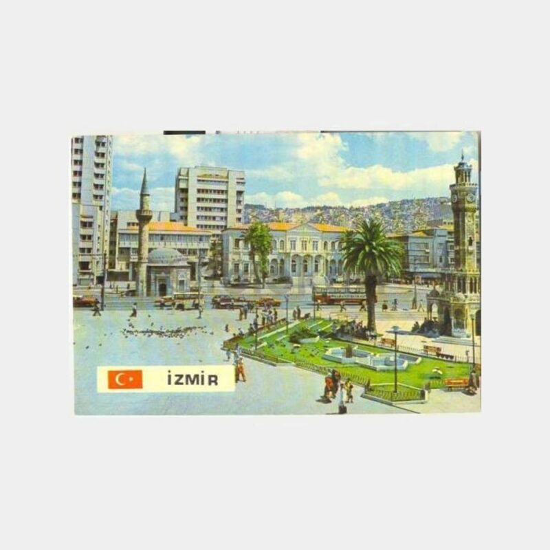 İzmir Konak Meydanı Görünüş Kartpostal