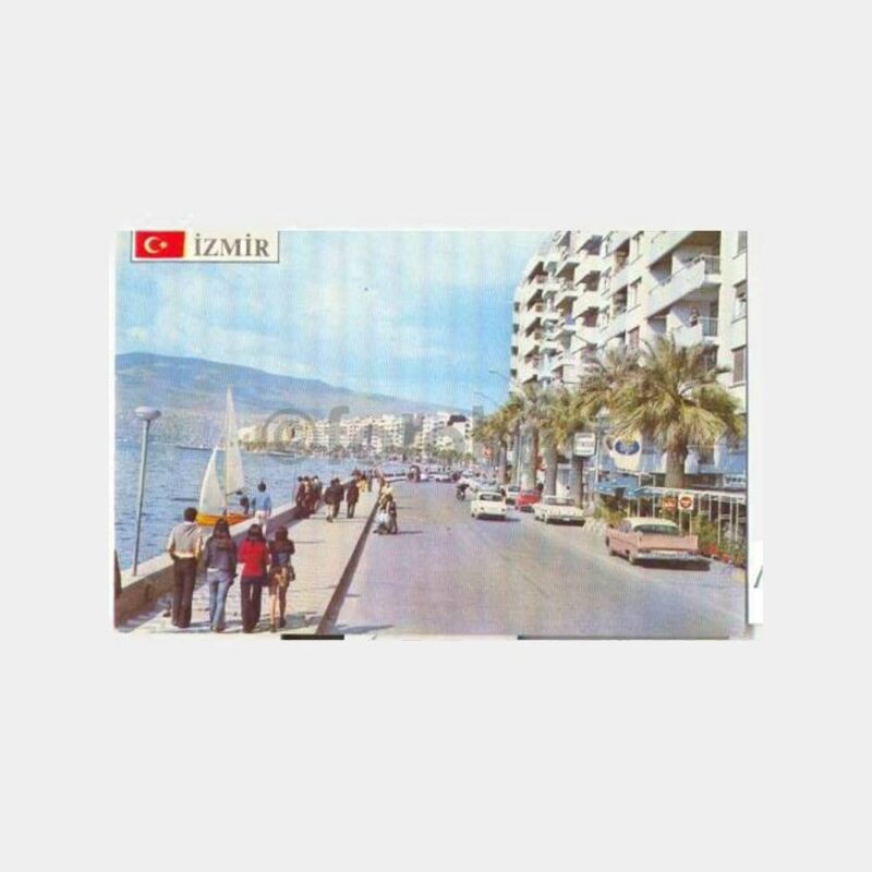 İzmir Kordon Boyu Görünüş Kartpostal