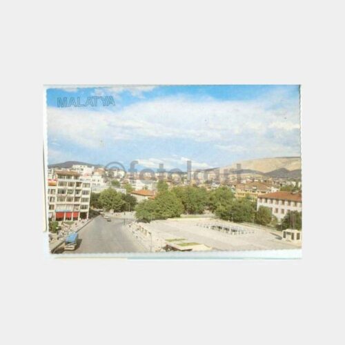1980 Malatya Genel Görünüş Kartpostal