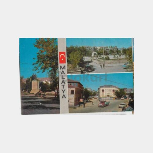 1969 Malatya 3 Değişik Görünüş Kartpostal