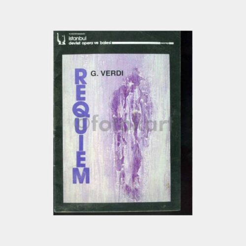 1993 Requiem İstanbul Opera ve Balesi Oyun Programı