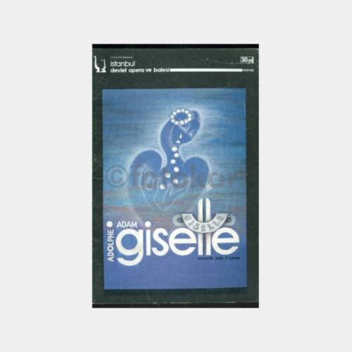 1989 Giselle İstanbul Opera ve Balesi Oyun Programı