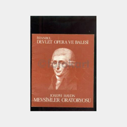 1976 Mevsimler Oratoryosu İstanbul Opera ve Balesi Programı