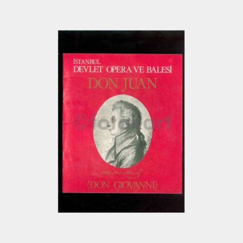 1969 Don Juan Devlet Opera ve Balesi Oyun Programı