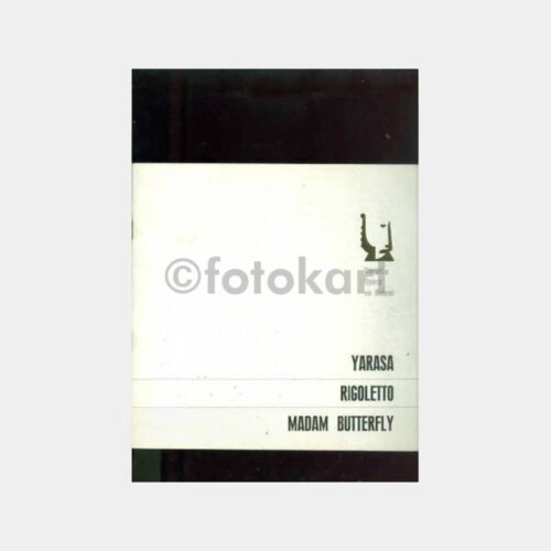 1967 Yarasa İstanbul Opera ve Balesi Oyun Programı