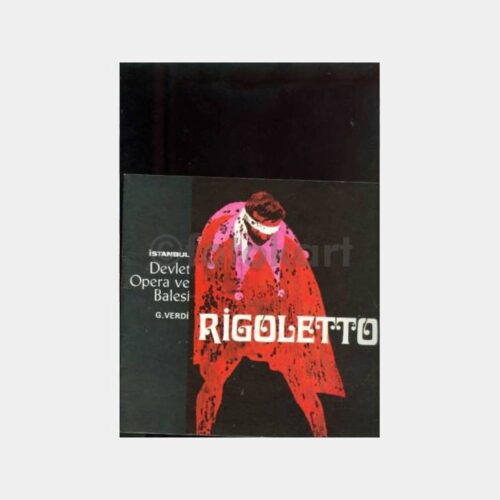 1970 Rigoletto İstanbul Opera ve Balesi Oyun Programı