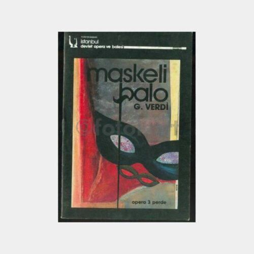 1991-92 Maskeli Balo İstanbul Operası Programı