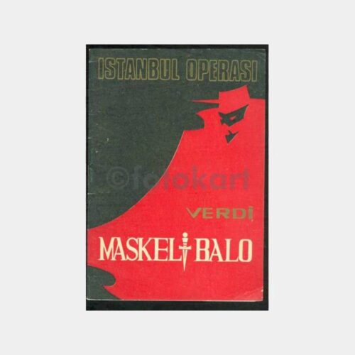1969 Maskeli Balo İstanbul Operası Oyun Programı