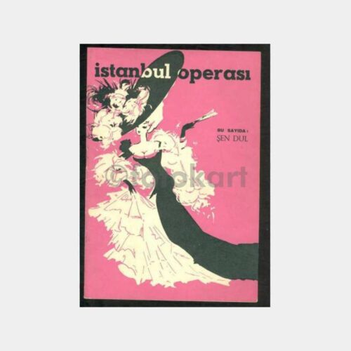 1965 Şen Dul İstanbul Operası Oyun Programı