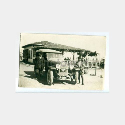1921 Eski Otomobil Önünde 2 Bay Görünüş Fotoğraf
