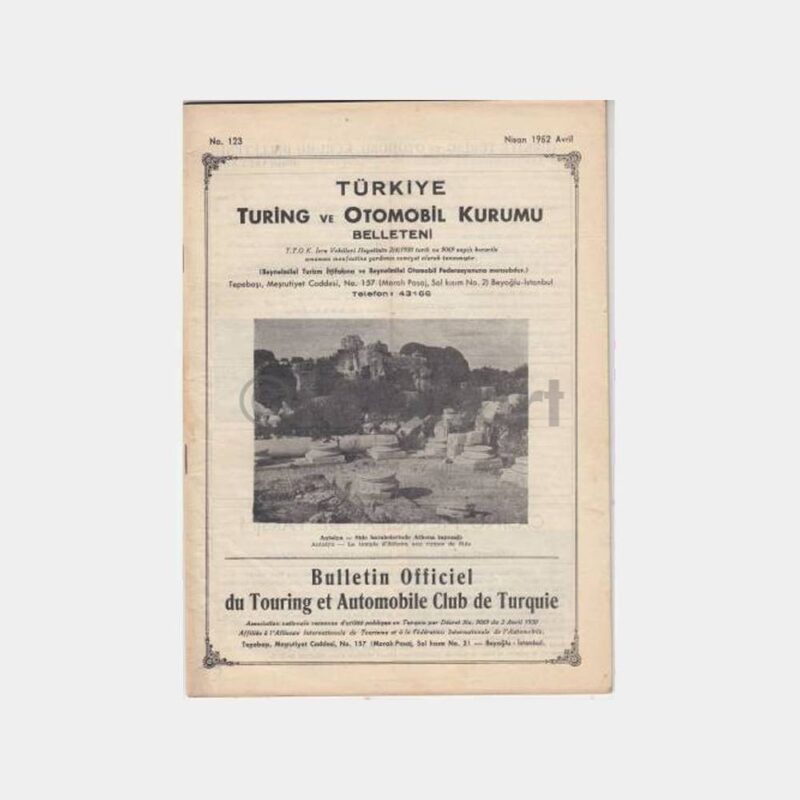 1952 Turing Otomobil Kurumu Belleteni Nisan Sayısı
