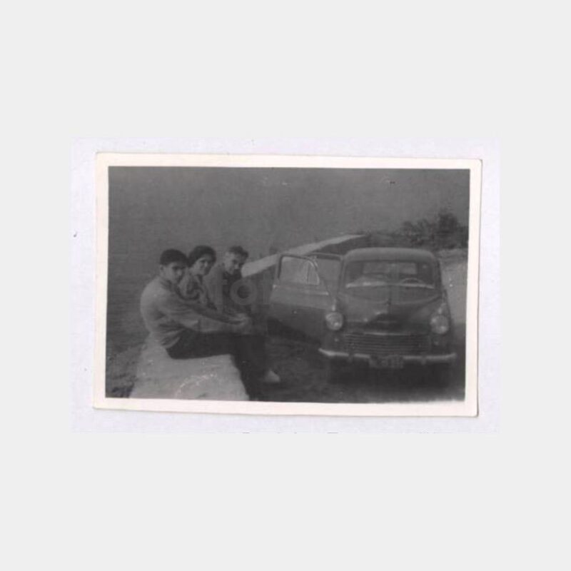 1962 Ereğli Yolunda Eski Otomobil Fotoğraf