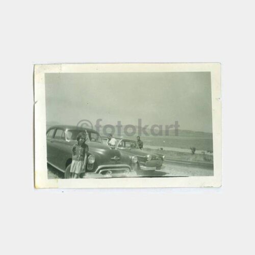 1955 Eski Otomobil Konulu Fotoğraf