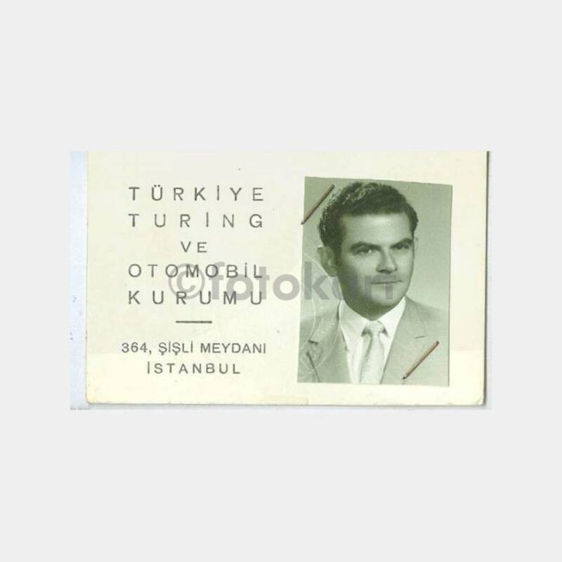 1970 Turing Otomobil Kurumu Üye Kartı - Görsel 2