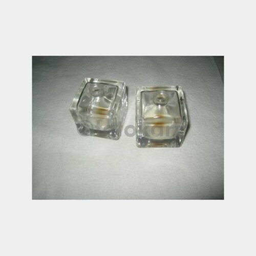 Kare Küp Şeklinde Parfüm Şişeleri 2 Adet