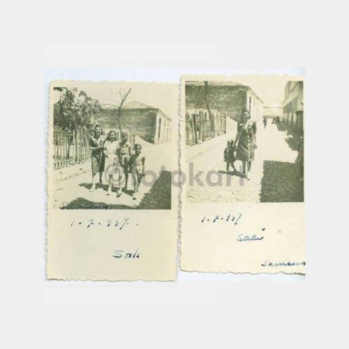1947 Samsun Konulu 2 Adet Fotoğraf