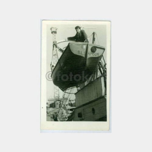 1960 Samsun Yazılı Gemi Güvertesinden Fotoğraf