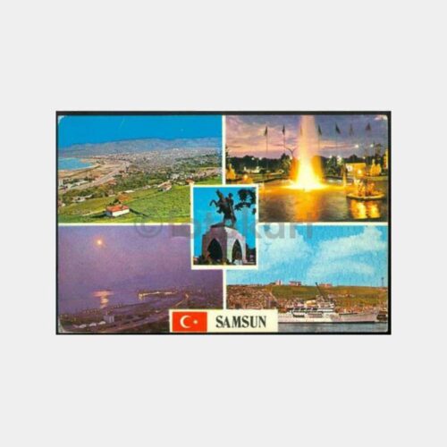 1977 Samsun 4 Görünüş Kartpostal