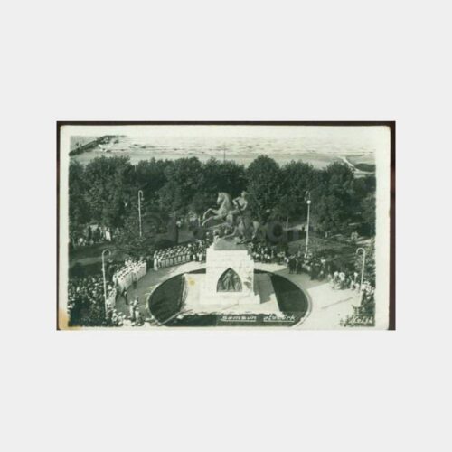 1939 Samsun Ata Anıtı Tören Görünüş Kartpostal