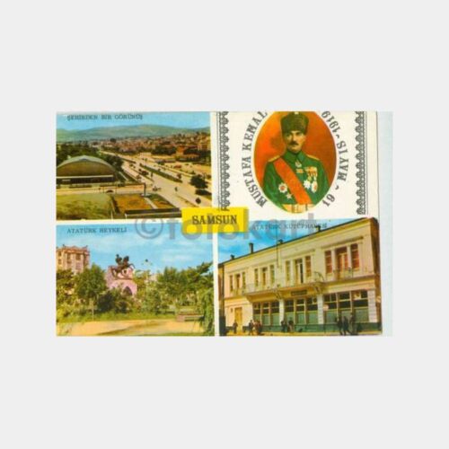 1964 Samsun Konulu Kartpostal