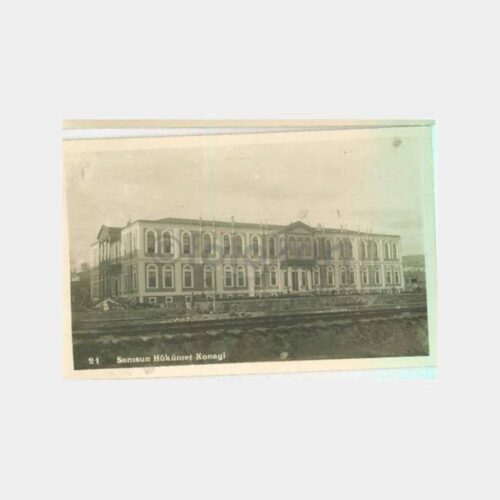 1930 Samsun Hükümet Konağı Görünüş Kartpostal