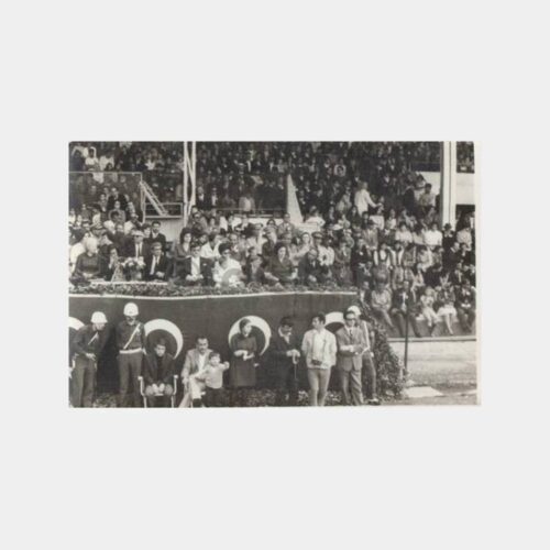 1970 Samsun Tören Görünüş Tribünler Fotoğraf