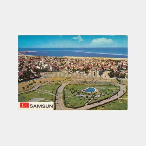 1975 Samsun Genel Görünüş Kartpostal