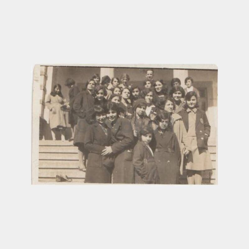 1931 Samsun Okul Grubu Genç Kızlar Fotoğraf