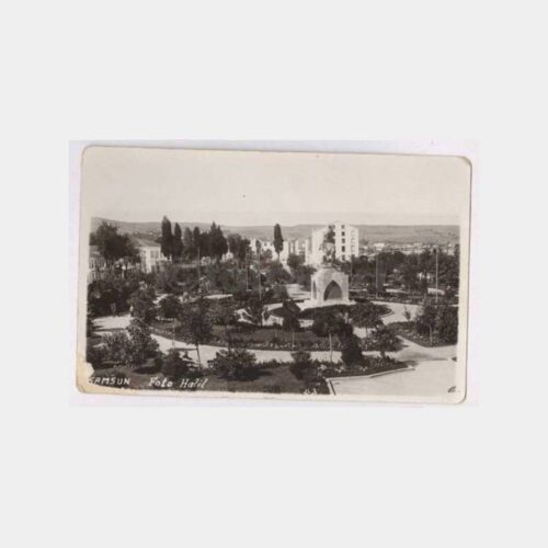 1936 Samsun Atatürk Heykeli ve Park Fotoğraf