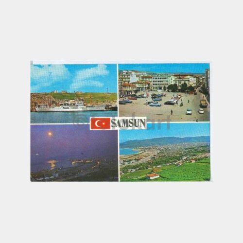 Samsun Vapurlu Görünüş Kartpostal